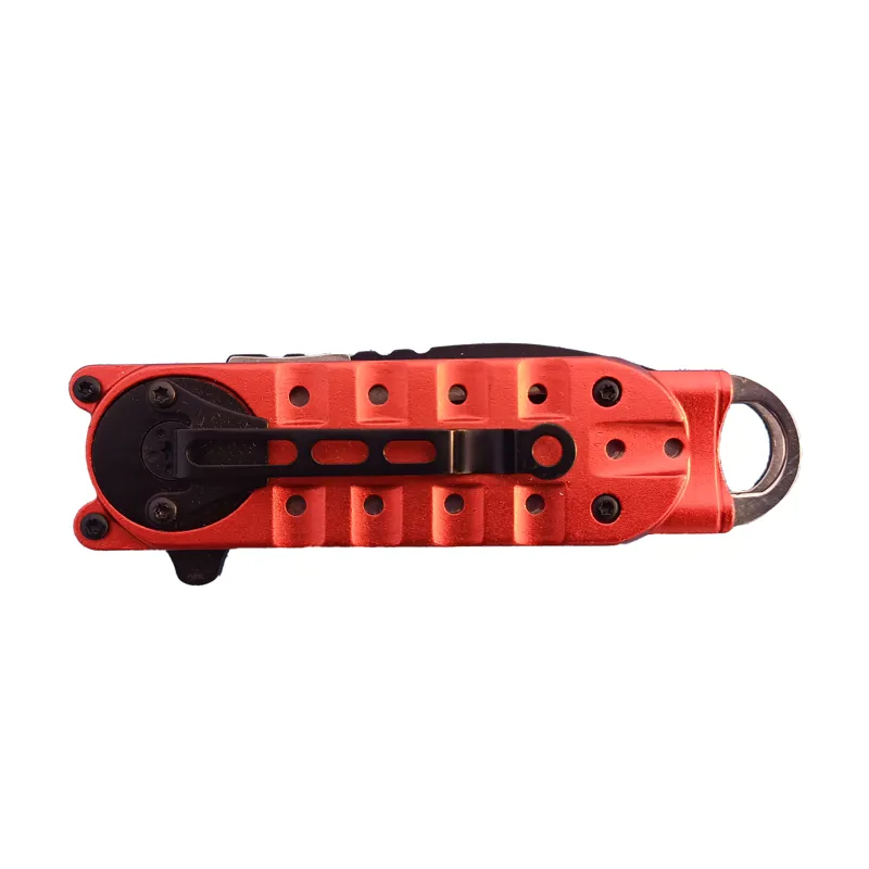 Whitby Pocket Lock Knife in Red-3